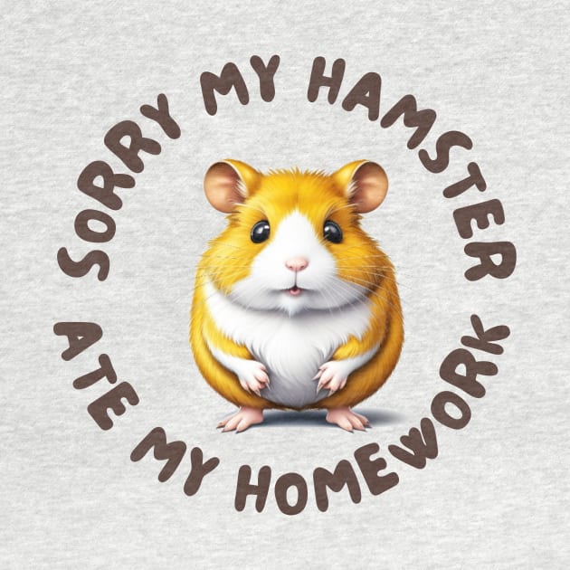 Sorry my hamster ate my homework by IOANNISSKEVAS